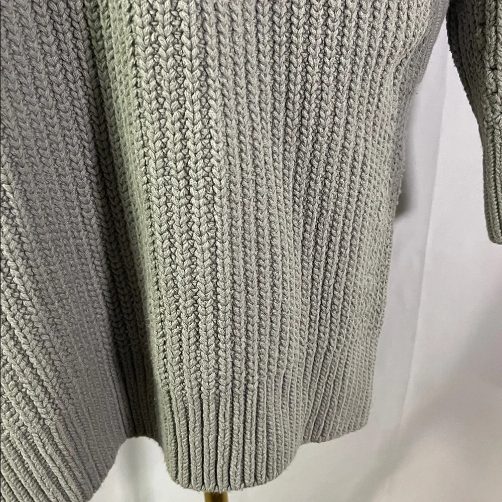 Free People Gray Oversized Chunky Knit Nightingale Cardigan - Picture 14 of 16